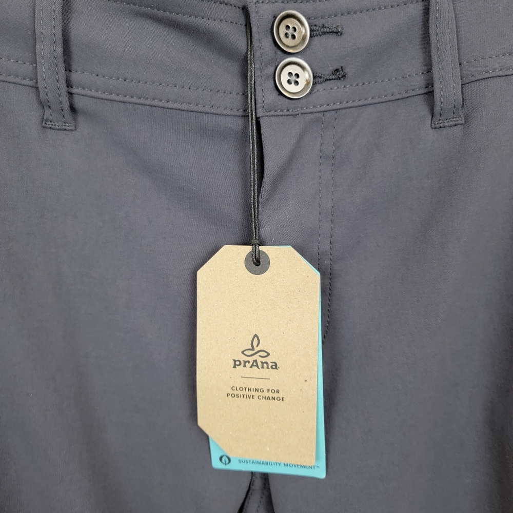 🆕️Prana Halle Coal Relaxed Fit UPF 50+ Hiking Pants - Picture 2 of 8